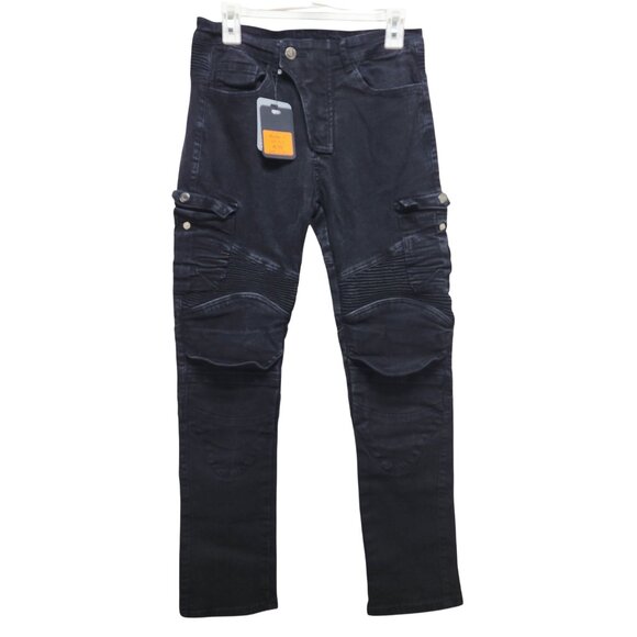 Motorcycle Riding Pants  Removable Armor Pads Protective Gear Volerooy  Black M - Picture 11 of 12